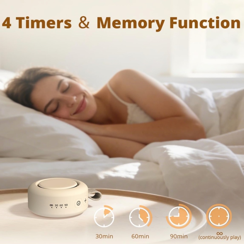 NIB Portable Relaxing Sound Machine - Picture 4 of 11